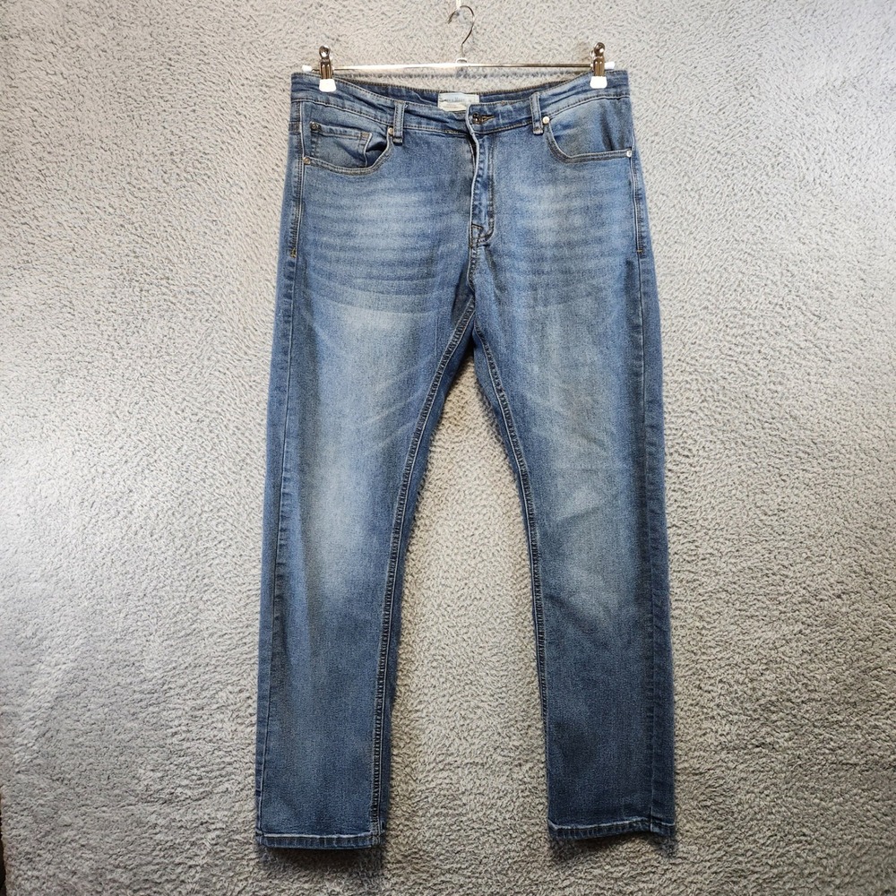 Smith Mills Denim Mens Jeans 34x32 (Fits 34x30) Straight Leg Stretch Streetcore‎